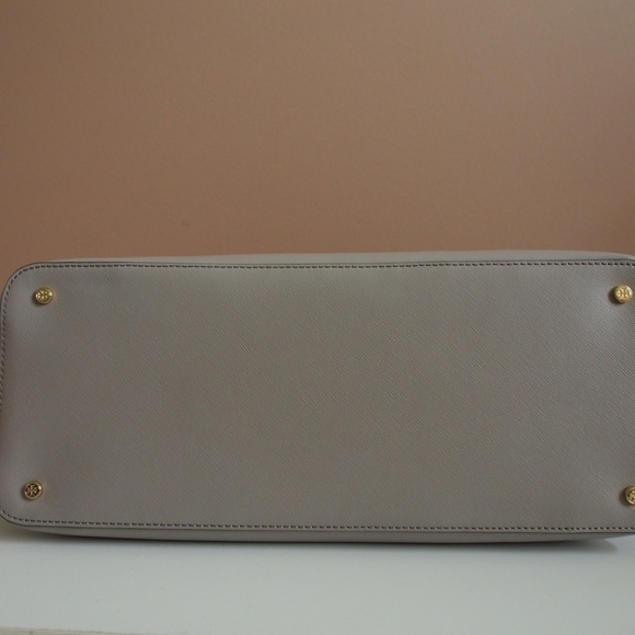 Tory Burch Robinson Double Zip-Dust StormLarge - Picture 8 of 8